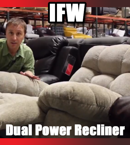 Saskatoon International Furniture Wholesalers Dual Power Recliner